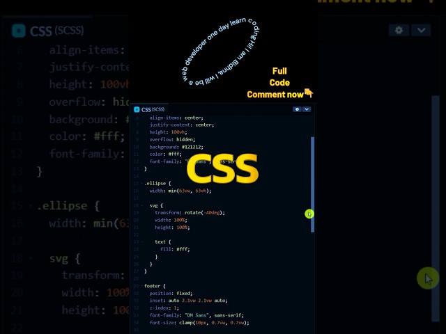 Modern Text Animation Effects | HTML CSS & JS | #shorts #animation
