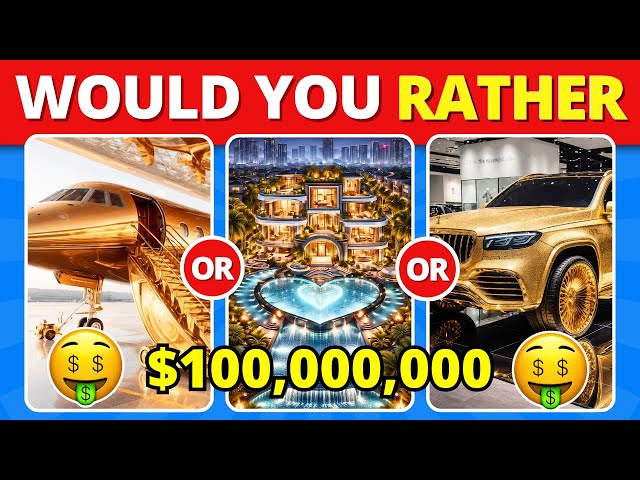 Would You Rather - Build Your $100,000,000 Luxury Dream House 💎✨🏡💰