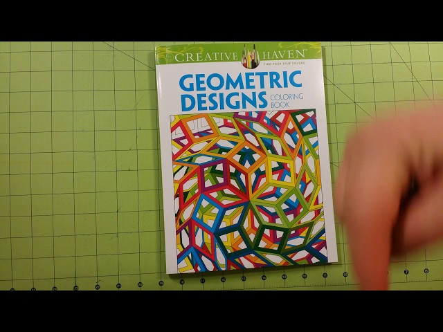 The geometric designs coloring book review flip through dover creative haven