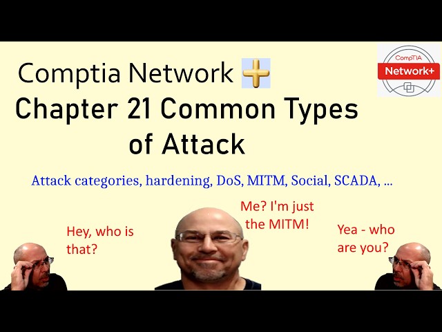 Comptia Network+ Chapter 21 Common Types of Attacks