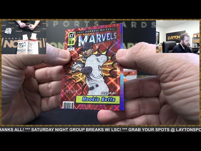 2022 Panini Donruss Baseball Hobby 5 Box Break #5