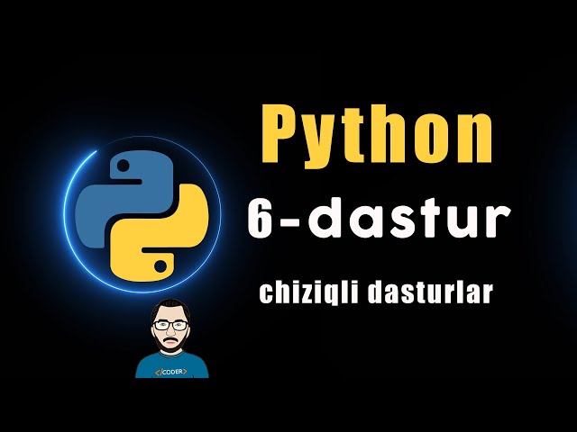 6- dastur | chiziqli dastur, Python dasturlash tili