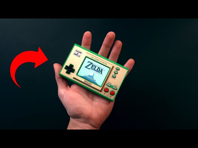 Así es la NINTENDO GAME & WATCH DE The Legend of ZELDA Aniversario (UNBOXING)