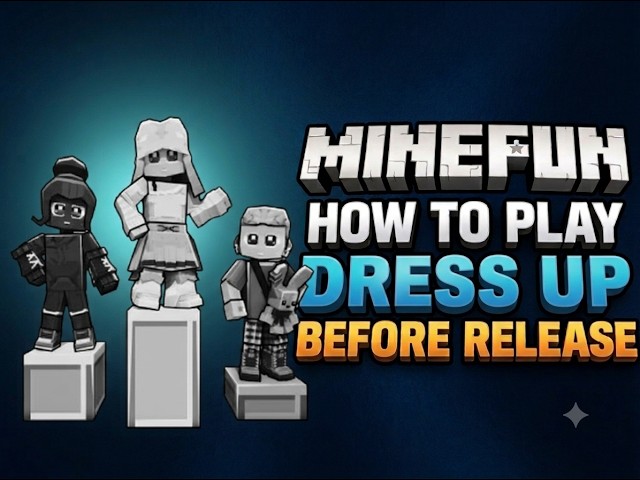 How To Play The New Minefun io GameMode Before Release 😮 | Dress up | Tutorial + How to play