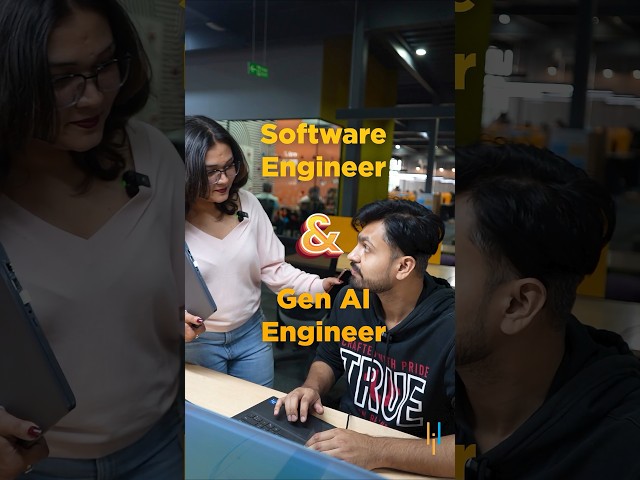 Gen AI Engineer vs Software developer  #shorts  #simplilearn