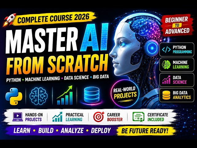 Master AI, Data Science & Big Data Analytics 💻 Real-World Projects Included