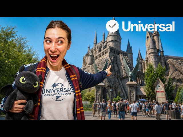 I WENT TO DISNEY AND UNIVERSAL (and petted a dragon) - vlog
