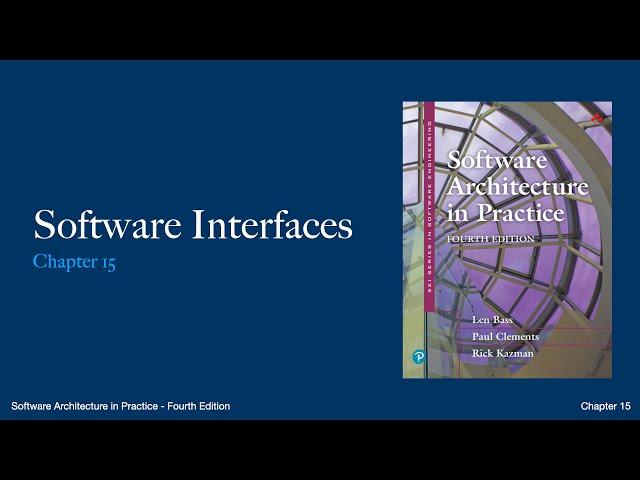 Ch 15 - Software Interfaces