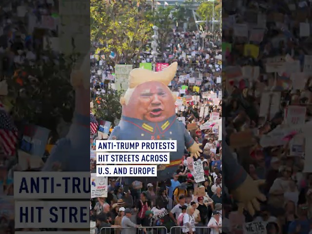 Anti-Trump protests hit streets across U.S. and Europe