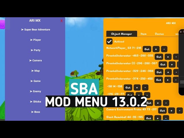 Update SBA MOD MENU 13.0.2 ARI MX
