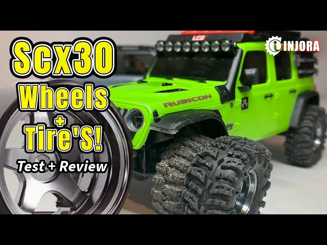 Axial SCX30 Gets a Serious Wheel Upgrade | Injora Swamp Claws & Beadlocks-Test and Review