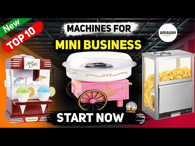 10 Small Business Machines from Amazon to Start a Profitable Business in 2025 | Mini Machines