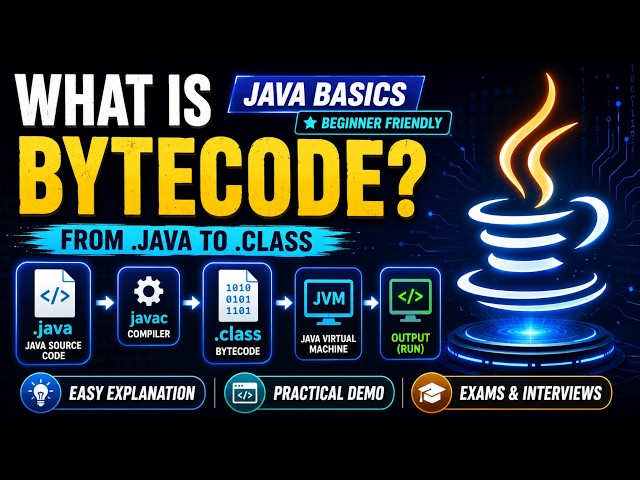 What Is Bytecode in Java? | .java to .class, JVM & javap Explained