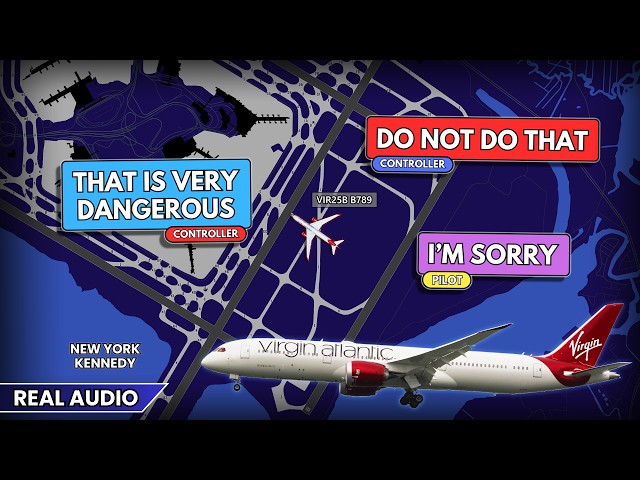 “Do you understand?” Pilot leaves active frequency at busy JFK Airport between runways. Real ATC