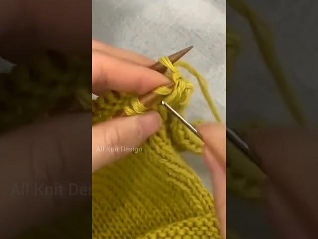 Sweater Design Knitting Stitch ❤️#knitting