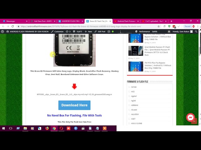 Bravo B3 Flash File | Bravo B3 Firmware MT6580 6.0 Hang Logo & Display Fix Stock Rom