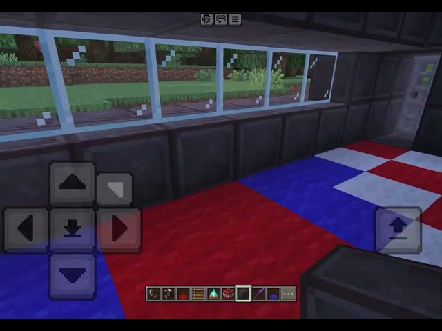My beacon house in Minecraft creative mode!