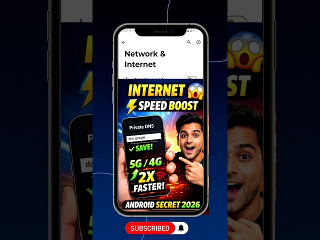Internet Slow? Yeh Setting ON Karo 😱⚡ | Android Secret