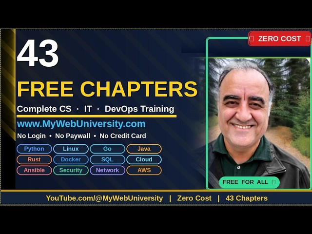The FREE CS Education Nobody Told You About | 43 Chapters | MyWebUniversity.com