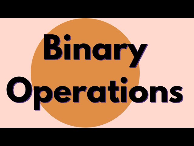 Abstract Algebra | Binary Operations