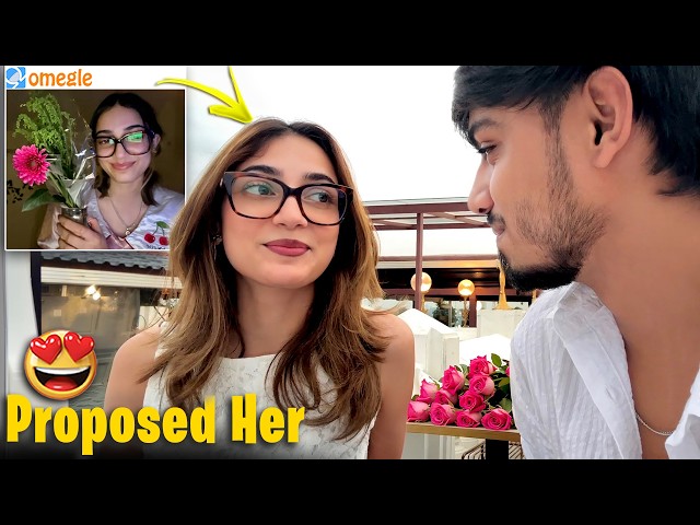 ✈️😍FINALLY I PROPOSED HER ? I TRAVELED DELHI TO BANGALORE 😍💖- OMEGLE TO REAL LIFE😍 | @ItsKunal​