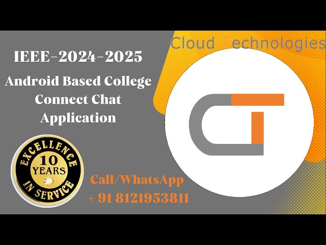 Android Based College Connect Chat Application | ieee mini projects for cse | #cseprojects #btech