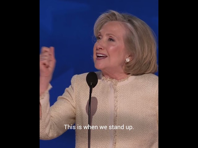 Secretary Hillary Clinton at the 2024 Democratic National Convention