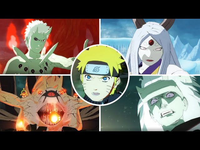 Naruto Shippuden: Ultimate Ninja Storm 4 - All Bosses (PS5)
