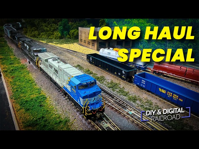 Running Long Trains on my N Scale Layout: Coffee and Trains Long Haul Special