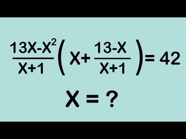 A wonderful Olympiad Algebra Question l Beautiful Trick l olympiad mathematics 