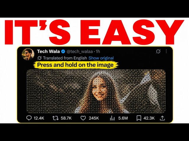 Press & Hold Image Effect Tutorial | X Viral Trend