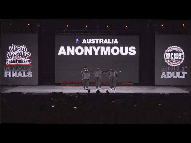 Anonymous - Australia | Adult Division | 2025 World Hip Hop Dance Championship Finals