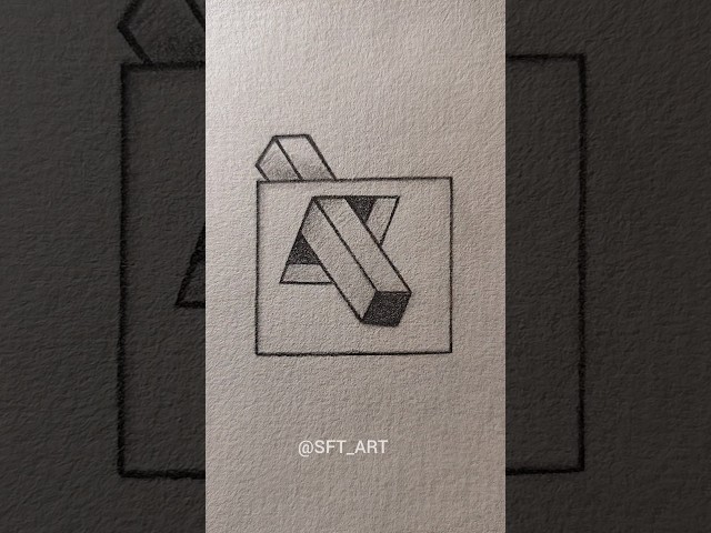 Simple Things To Draw When Bored ✏️✨ #art #simple #3d #tutorial #sketch #shorts