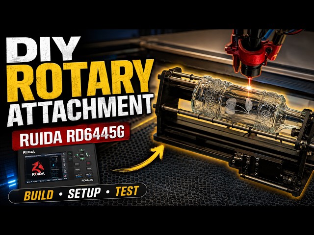 Engrave Cylinders Like a Pro: DIY Rotary Build