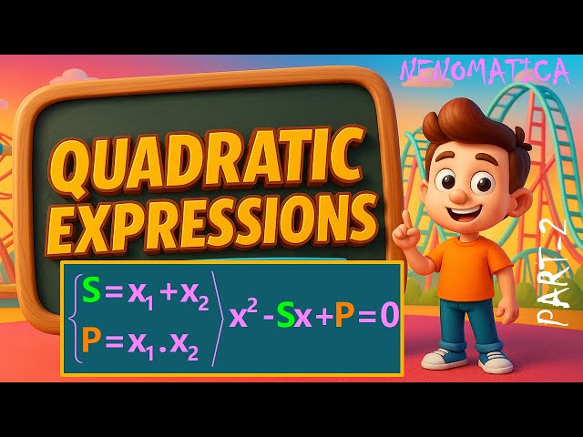 Quadratic Expressions 13-2: Constructing a quadratic equation from its roots | NENOMATICA
