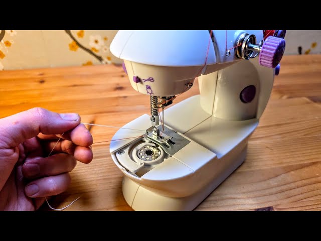 SM-202A Mini Sewing Machine - Threading GUIDE