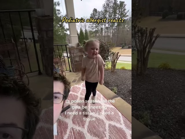 It’s pollen season! 🤧#spring #allergies #kids