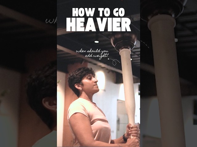 How to Progress to Heavier Weights | Progressive Overload Explained