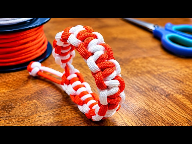 DIY Paracord Bracelet Tutorial | Easy 2-Color Cobra Weave Bracelet