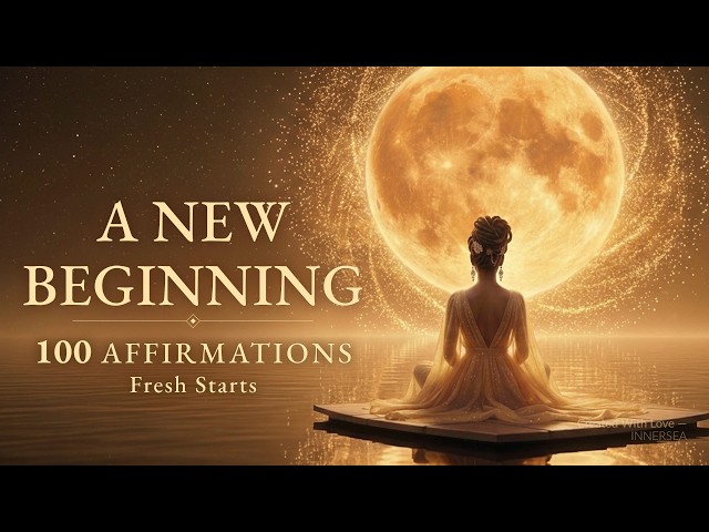 A NEW BEGINNING 🧡 Positive Affirmations for Sleep — 100 Affirmations for Fresh Starts
