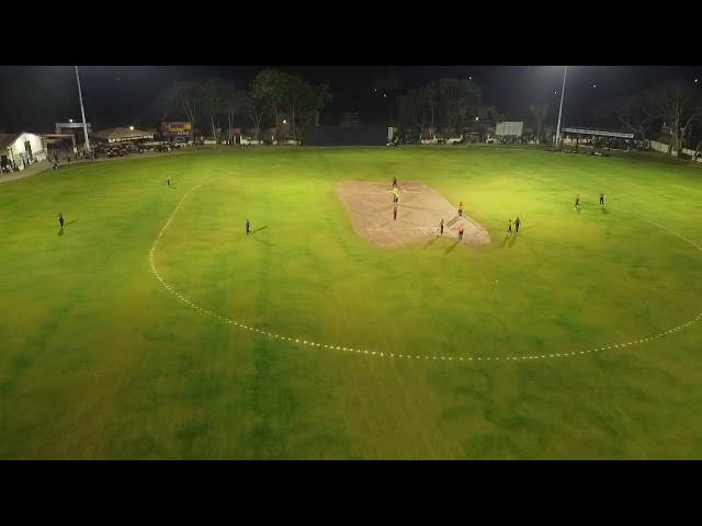 Live match view at Ena cricket ground. Bardoli blasters present T20 blast
