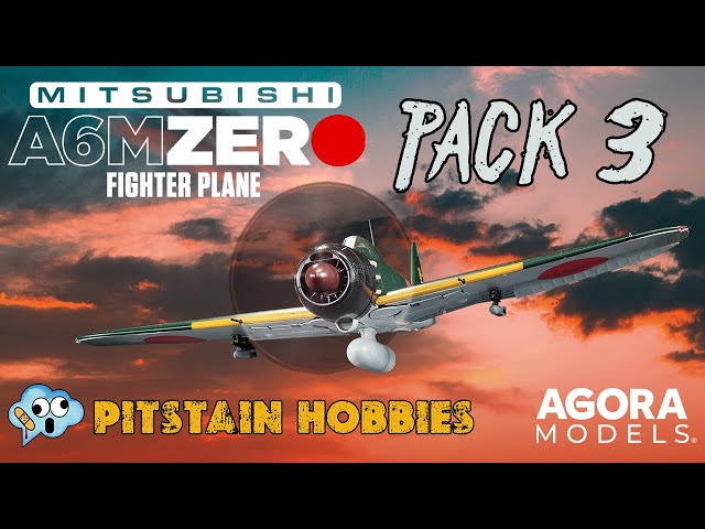 Agora Models 1:18 scale Mitsubishi A6M Zero Fighter partwork kit pack  stages 16 through 26