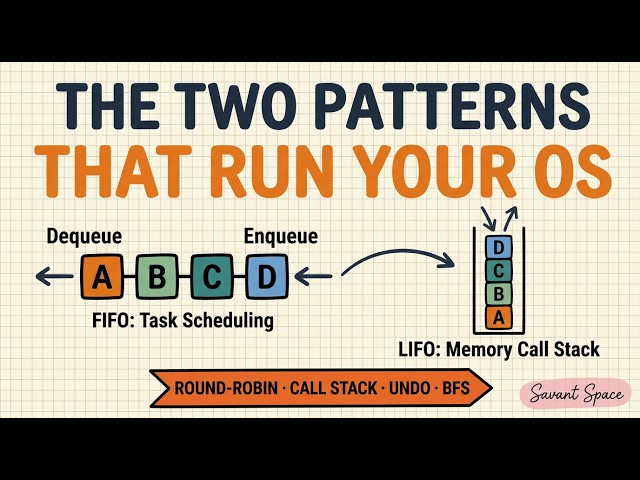 Build a Queue from Two Stacks: The Classic Interview Question, Visualized | DSA Ch.5