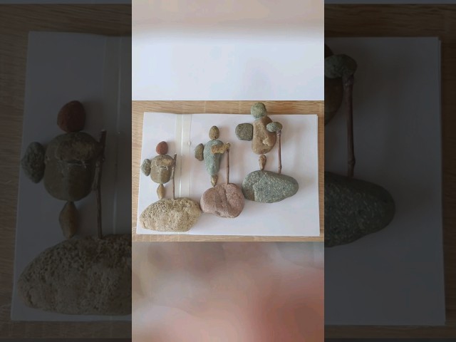 Easy pebble art Idea - Stone Art.        #pebbleart #stoneart #easycraft #riverstone