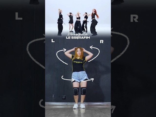 LE SSERAFIM-BOOMPALA DANCE TUTORIAL #lesserafim #kpop #boompala #kpopchallenge #kpopdancetutorial