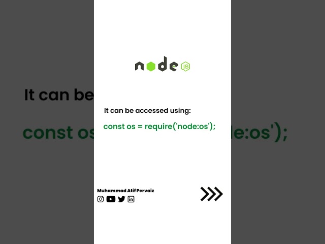 Node JS OS module | Node JS