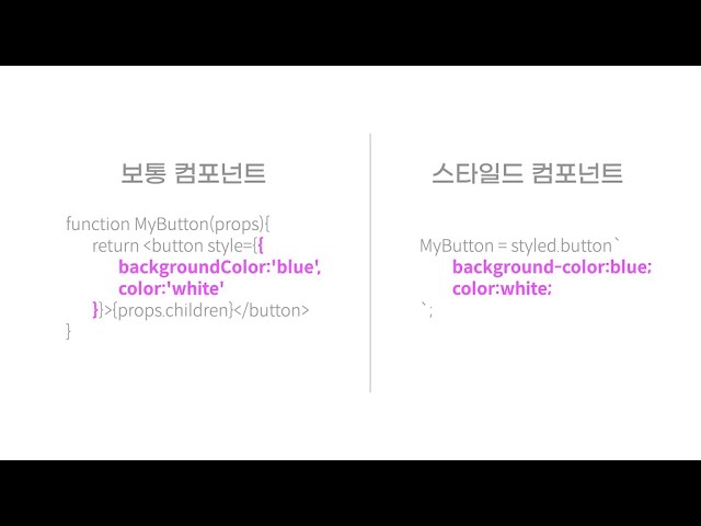 React - Styled components