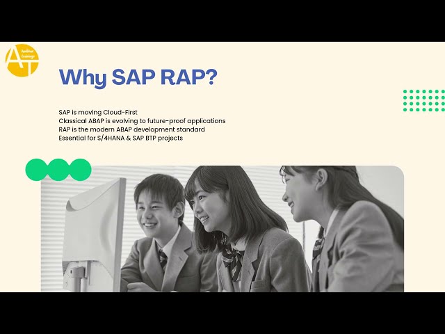 SAP RAP (RESTful ABAP Programming) Live Training | ABAP Cloud & Fiori-First Development | 2026