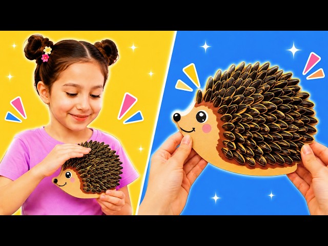 Make an Adorable Hedgehog Craft! 🦔🥰 More Crafts & Activities for Kids