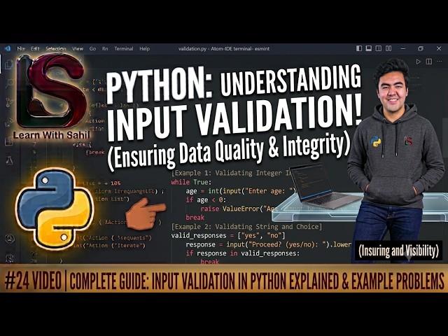 Python Input Validation Tutorial | Mastering Input Validation Loops & Methods | IGCSE | Programming
